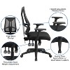 Flash Furniture High Back Black Mesh Multifunction Swivel Ergonomic Task Office Chair with Adjustable Arms - 3 of 4