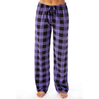 purple black buffalo plaid