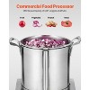 VEVOR Food Processor & Vegetable Chopper, 10.6 Quart Food-Grade Stainless Steel Food Processor Chopper with 2 Extra S-Curve Blades, Silver - 3 of 4