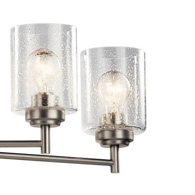 Brushed Nickel 8-Light Modern Sphere Chandelier