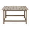 WestinTrends Malibu 5-Piece HDPE Adirondack Chair Outdoor Patio Square Table Conversation Set - 4 of 4