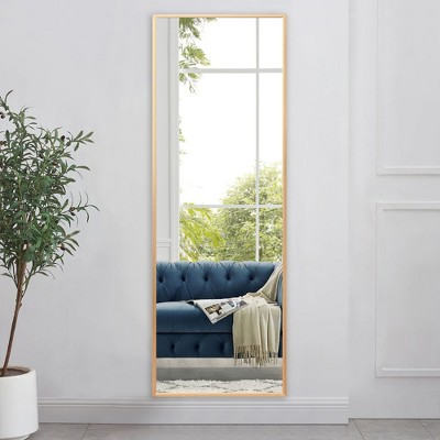 Dovelina Metal Framed Rectangular Full Length Mirror Large Wall Mirror