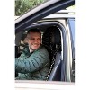 Zone Tech Beaded Seat Cover for Cars - Cooling, Massage Cushion, Car Seat Natural Wooden Beads for Semi Truck, Trailer, Car (Black) - 3 of 4