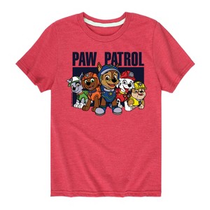 Boys' - Paw Patrol - Group Short Sleeve Graphic T-Shirt - 1 of 4
