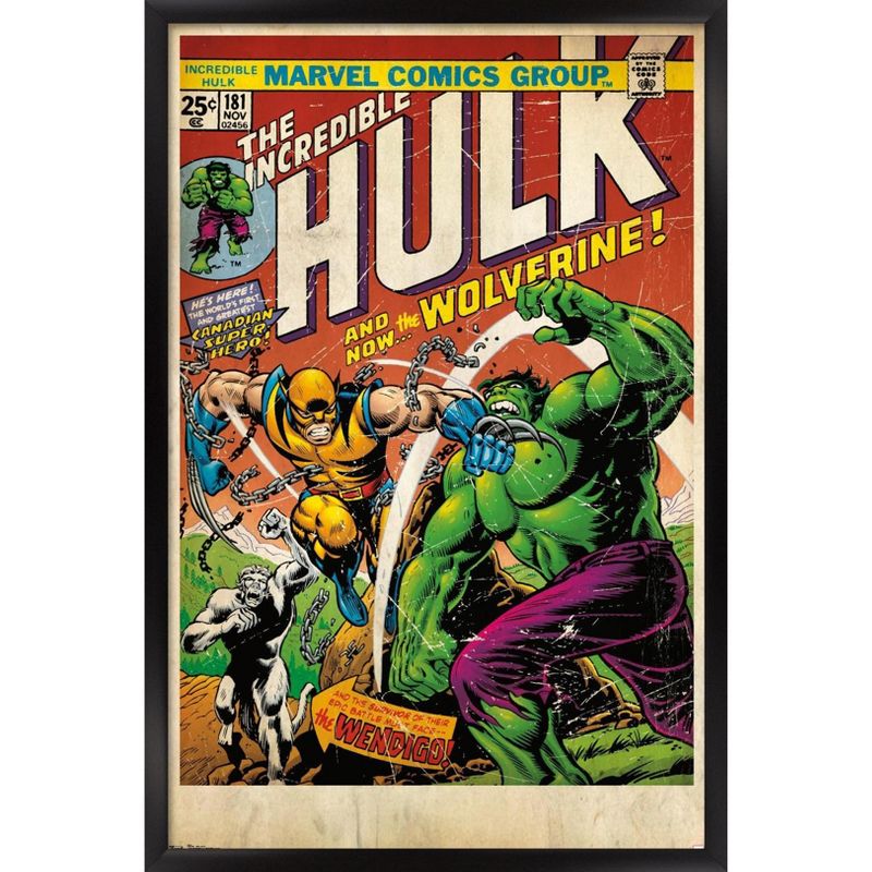 Trends International 24X36 Marvel Comics - Wolverine - Cover Framed Wall Poster Prints, 1 of 7