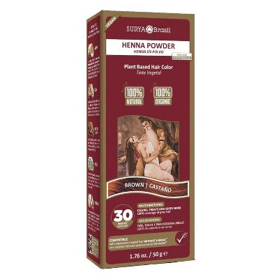 Henna Brown Powder by Surya Nature, Inc  -  1.76 oz Powder