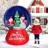 VINGLI 6ft Tall Christmas Snow Ball Inflatable, with Secure Stakes Storage Bag, Electric Blower Fan for Indoor Outdoor Garden Decor - 3 of 4