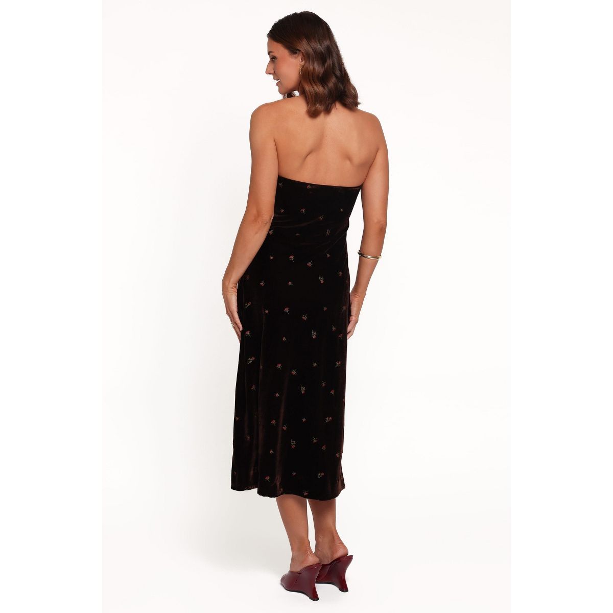Enrique Halterneck Velvet Dress - thumbnail 4