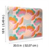 Brewster Retro Esme Pink Peel and Stick Wallpaper - 2 of 4