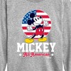 Boys' - Disney - All American Mickey Long Sleeve Graphic T-Shirt - image 2 of 4