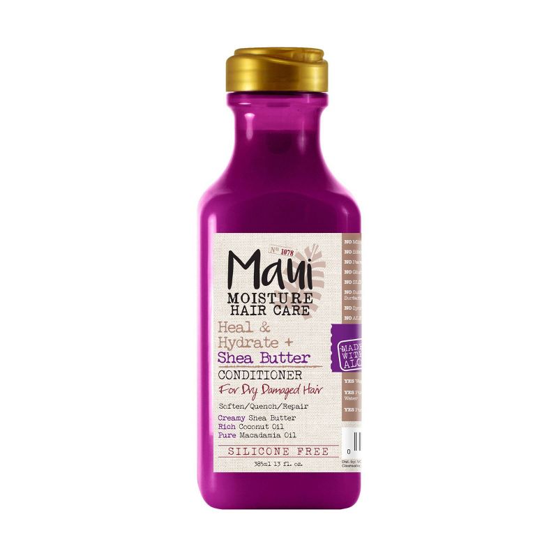 Maui Moisture Heal &#38; Hydrate + Shea Butter Conditioner to Repair &#38; Deeply Moisturize Tight Curly Hair - 13 fl oz, 1 of 14