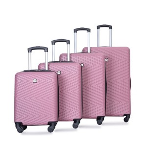 Kumasinova 4 Pcs ABS Luggage Set,Airline-Approved Spinner Suitcases with TSA Lock,Lightweight Carry-On&Chekced Luggage,16/20/24/28" - 1 of 4