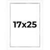 PosterPalooza | Modern Shadow Box 1" Depth White Picture Frame - UV Acrylic, Backing, Hanging Hardware - 2 of 4