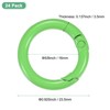 Unique Bargains Metal Spring O Rings Zinc Alloy Durable Multipurpose Lightweight Buckle 5/8 Inch - 3 of 4