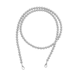 Unique Bargains Faux Pearl Handbag Strap Silver Tone 1 Pc - 1 of 4