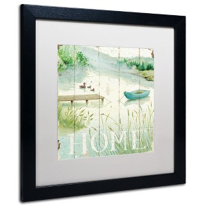 Trademark Fine Art - Daphne Brissonnet 'Lakeside I' Matted Framed Art - 1 of 4