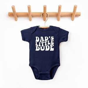 The Juniper Shop Dad's Little Dude Baby Bodysuit - 1 of 2