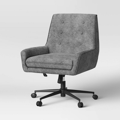 Palora Metal Base Armed Office Chair with Casters Gray/White - Project 62™