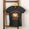 The Juniper Shop Harvest Market Pumpkins Local Organic Youth Short Sleeve Tee - L - Charcoal - 2 of 4