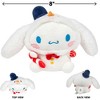 Hello Kitty and Friends 8" Cinnamoroll Snowman Plush - Officially Licensed Sanrio - Soft Stuffed Animal Toy Figure - Gift for Kids, Girls, Boys - 2 of 4