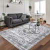 coucheta Entryway Runner Rug 2x6 Ultra-Soft Washable Rug Runner Vintage Medallion Hallway Carpet Indoor, Non Slip for Kitchen, Low Pile Non-Shedding - 2 of 4