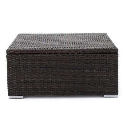 Dexmalle Traditional Rattan With Storage Coffee Table