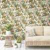 RoomMates Tropical Zoo Peel & Stick Wallpaper: Removable Botanical Adhesive, Multicolored, Self-Adhesive, 28.18 Sq Ft Coverage - 2 of 4