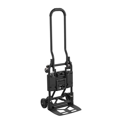 Cosco Compact 2-in-1 Folding Hand Truck And Rolling Cart, 300 Lb ...