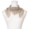 INSPIRE CHIC Women's Floral Cotton Crochet Mantilla Little Shawl Cape Head Covering Veil Scarves 1Pc - 2 of 4