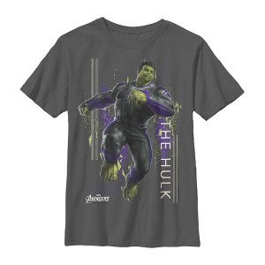 Boy's Marvel Avengers: Endgame Hulk Glitch T-Shirt - 1 of 3