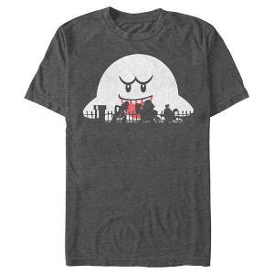 Men's Nintendo Halloween Boo Silhouettes T-Shirt - 1 of 4