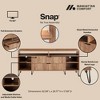 Manhattan Comfort 63" Dumbo TV Stand for TVs up to 60" Golden Brown - 3 of 4