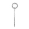 Black Bow Jewelry 14k White Gold, Jersey Collection, Small Number 94 Pendant - 2 of 4