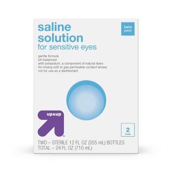 Saline Solution for Sensitive Eyes - 24 fl oz - up & up™