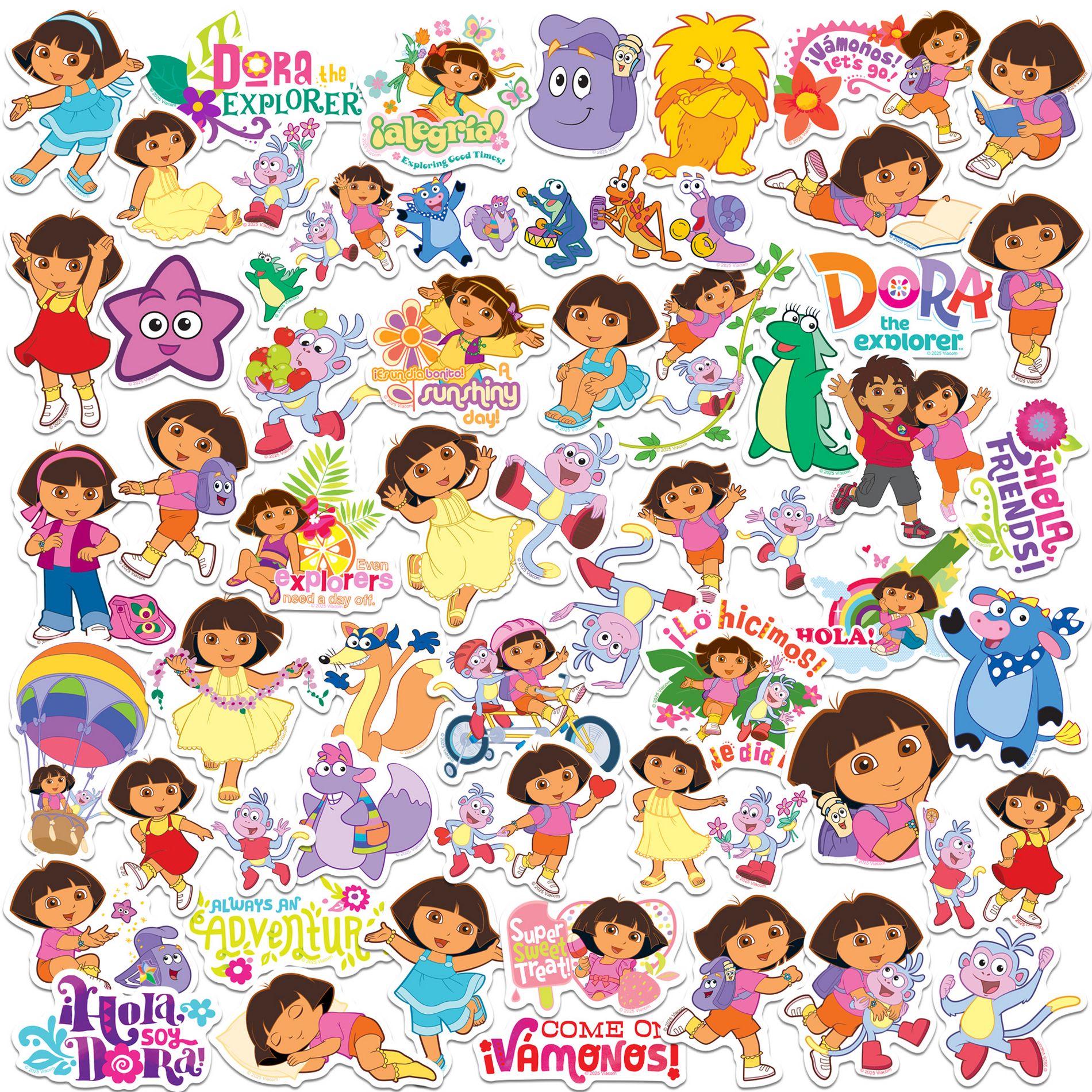 Dora The Explorer Variety 50Ct Sticker Pack Miscellaneous 50 Ct. Sticker Pack