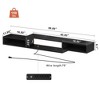 WOWLIVE 60" Floating TV Stand with Electrical Outlets, Media Center - 2 of 4