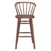 Barstool – 43.1" H, Walnut – Painted Rubberwood Frame (Set of 2) – Zuo Modern - 4 of 4