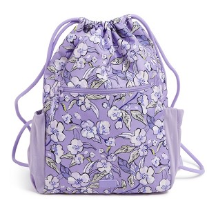 Vera Bradley Women's Outlet Lighten Up Deluxe Drawstring Backpack - 1 of 2