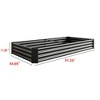 Lyngins 8x4x1ft Raised Garden Beds Outdoor, Galvanized Metal Planter, Open Bottom, Anti-Rust, Outdoor Planter Bed for Flowers,Vegetables, Herbs - 4 of 4