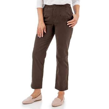 Dickies Women's Regular Fit Wide Leg Work Pants, Stonewashed Khaki (STK),  2RG
