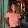 Dalix Womens Lil Heart Lightweight Everyday Tee - 3 of 4