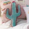 Alpaca Cactus Kids' Pillow - Homthreads: Modern Novelty Throw Pillow, Plush Cotton, Removable Cover, Indoor Use - 2 of 4