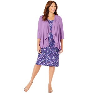 Catherines Women's Plus Size Classic Jacket Dress - 1 of 4