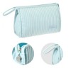 Unique Bargains PU Leather Makeup Bag Large Makeup Bag Make Up Brush Organizer Bag Toiletry Bag for Women 1 Pcs - 3 of 4