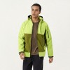 Anna-Kaci Active Men's Lightweight Zip-Up Windbreaker Jacket with High Collar and Zipper Pockets - 2 of 4