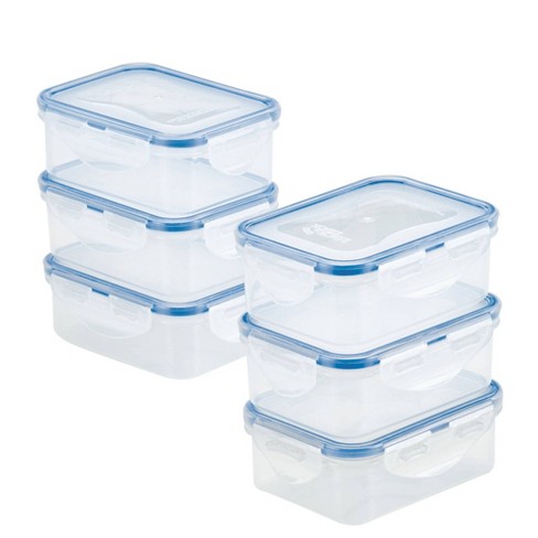 Locknlock Easy Essentials Rectangular Food Storage Container Set - 6pc :  Target
