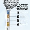 SUMMERAIN Chrome Filter Shower Head with FOF Scale Prevention - 9 Settings Spray Hard Water Filter - 2 of 4