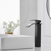 BWE Waterfall Single Hole Single Handle Bathroom Vessel Sink Faucet With Pop-up Drain Assembly - 2 of 4