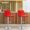 BestMassage Bar Stools Set of 2 Modern Adjustable Height Bar Stool Counter Bar Stool - 2 of 4