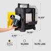 Comfort Gear Portable 10000 BTU Propane Heater, Indoor Outdoor Use, Ideal for Patio, Garage, Camping, Tent Heating, Tabletop or Fire Pit, Black/Yellow - 3 of 4